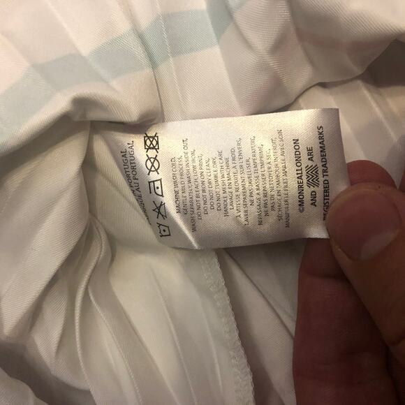 RARE Monreal London Tennis Dress, sz XS NWOT's $445 White blie - Picture 11 of 15